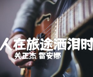 人在旅途洒泪时吉他谱,原版歌曲,简单F调弹唱教学,六线谱指弹简谱1张图