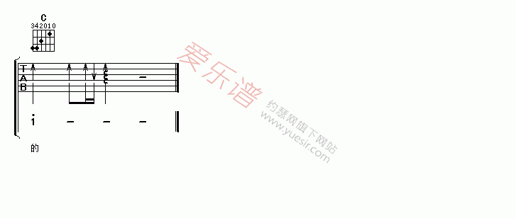 不想懂得吉他谱,简单C调原版指弹曲谱,张韶涵高清流行弹唱六线乐谱