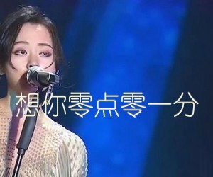 想你零点零一分吉他谱,原版歌曲,简单G调弹唱教学,六线谱指弹简谱1张图